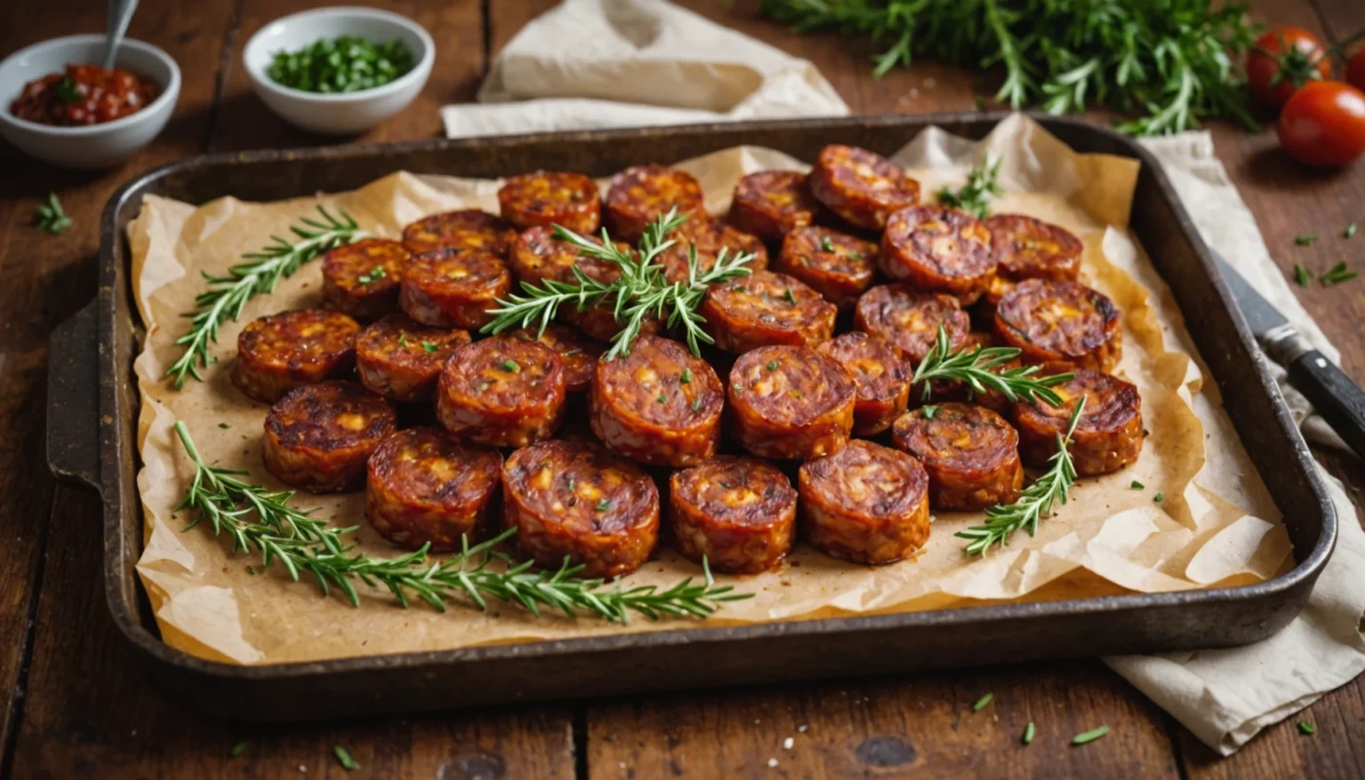 cuisson chorizo au four