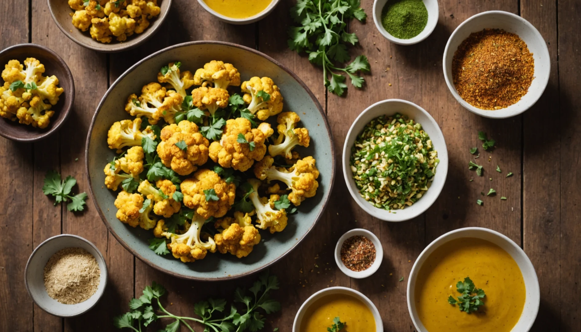 Délices épicés : Chou-fleur curry au four