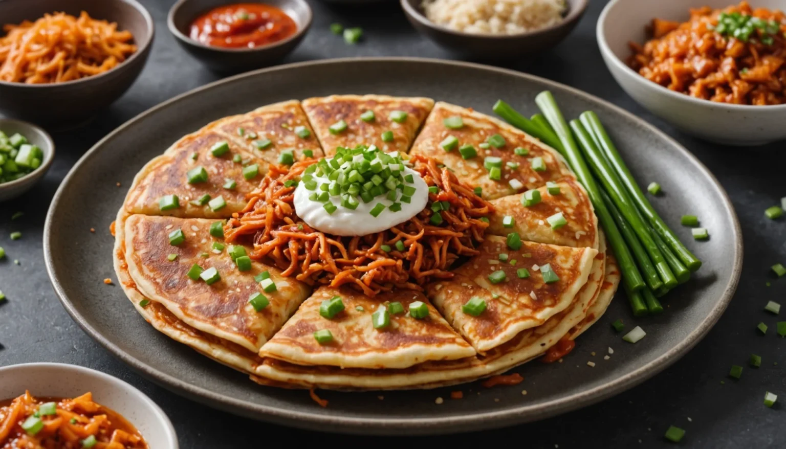 galette de kimchi
