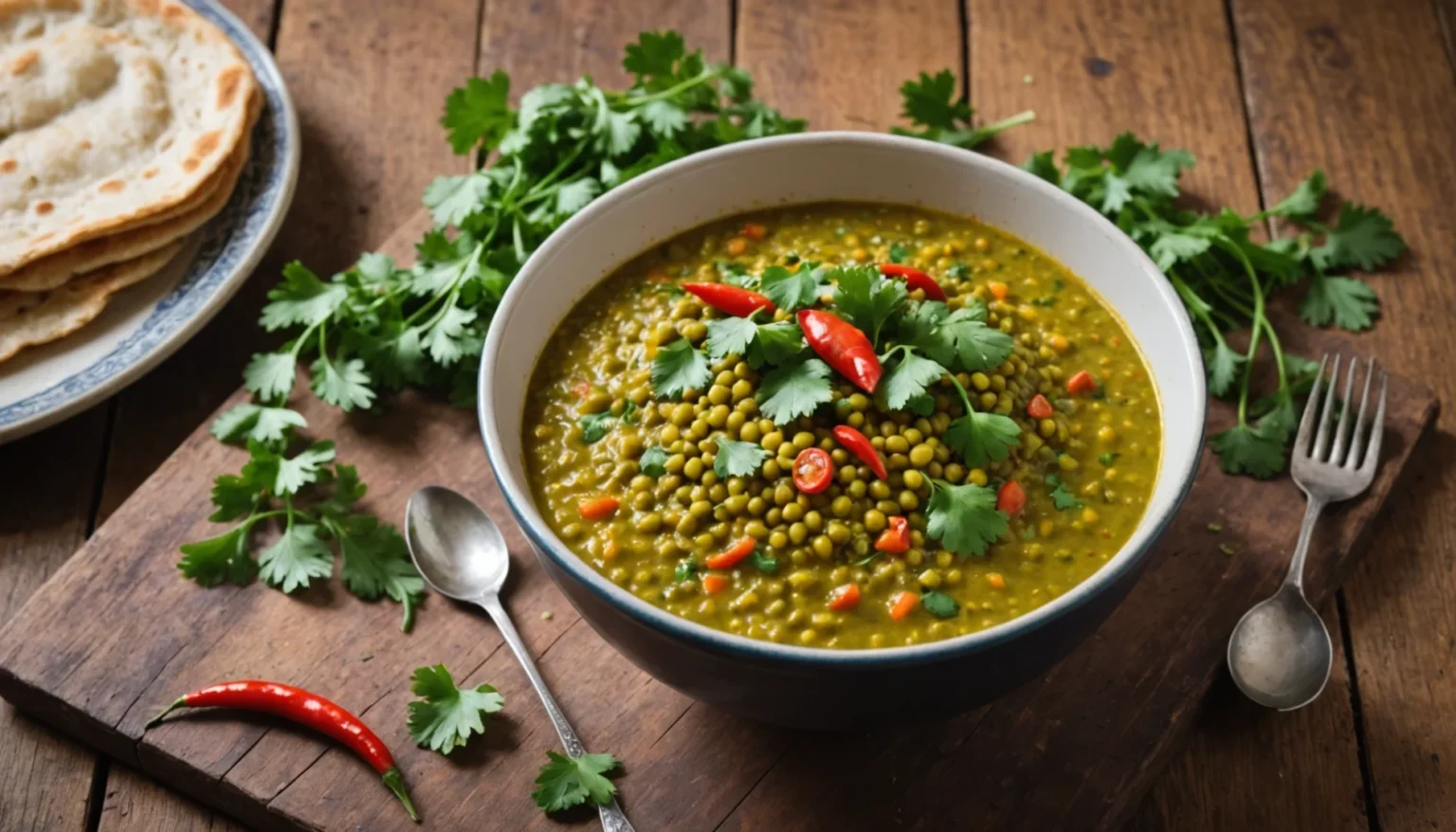 dahl de lentilles verte