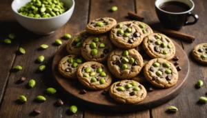 cookie pistache chocolat